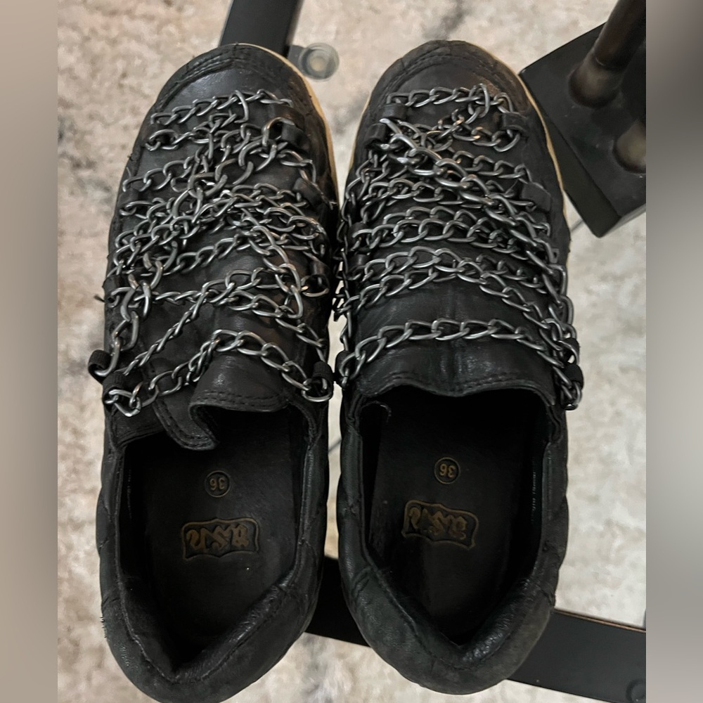 Ash  Jewel BIS Chain Platform Sneaker in Black